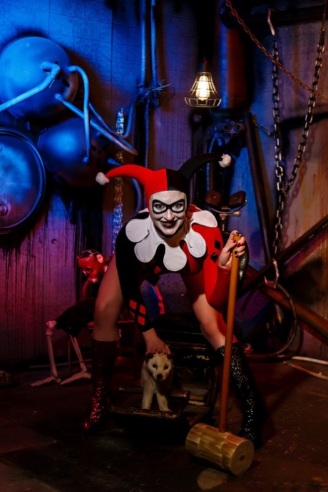 Harley Quinn beautiful model photo